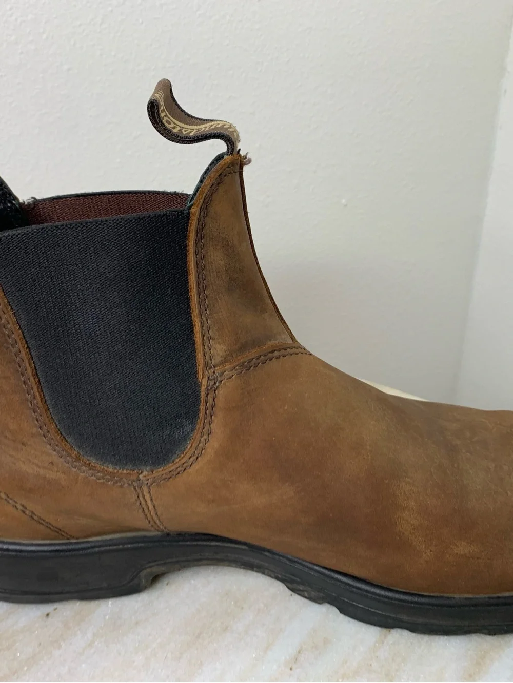 Blundstone boots Chelsea sz 11 men’s brown leather pull on